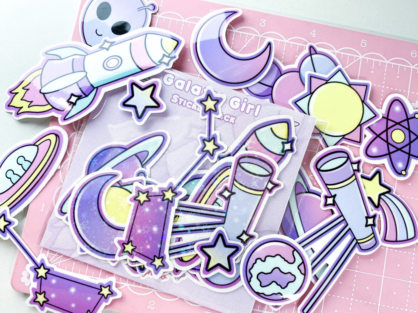 Galaxy Girl Sticker Pack