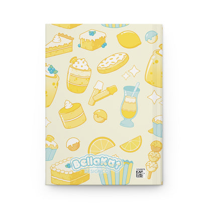 Summer Lemon Hardcover Journal Notebook