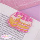 Strawberry Cake Kawaii Dessert Magnetic Bookmark