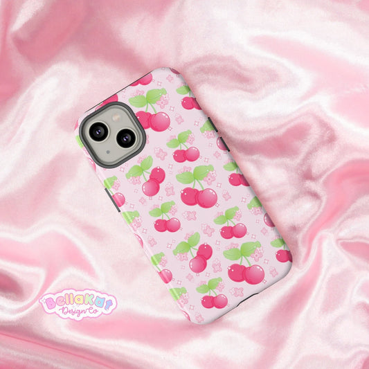 Summer Cherry Pink Phone Case