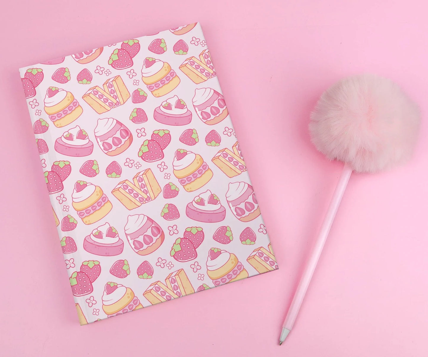 Strawberry Shortcake Kawaii Hardcover Journal Notebook