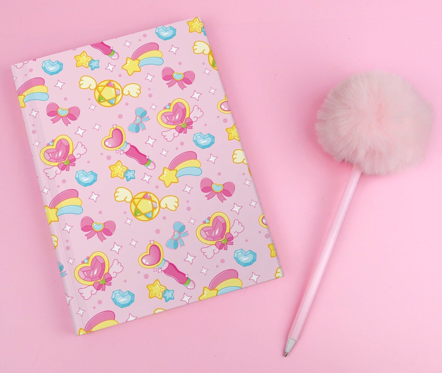 Magical Girl Fantasy Hardcover Journal Notebook