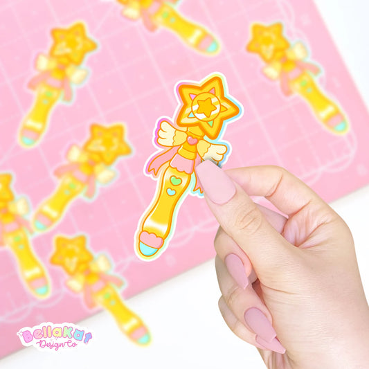 Kawaii Magic Wand Fantasy Aesthetic Sticker