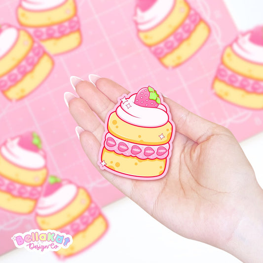 Strawberry Shortcake Dessert Sticker