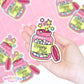 Kawaii Happy Pills Self Care Sticker