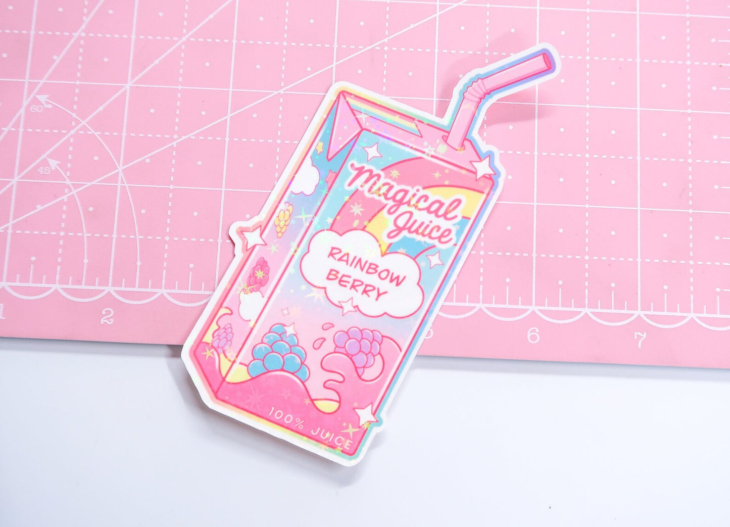 Magical Girl Juice Box Sticker