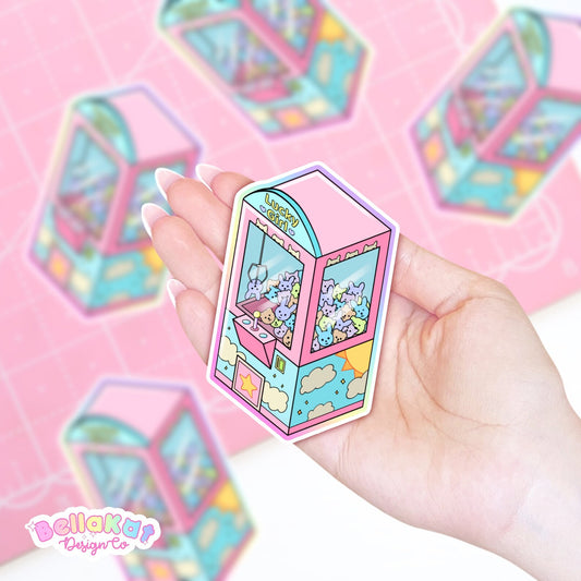 Toy Claw Machine Kawaii Sticker