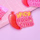 Spicy Book Club Aesthetic Book Lovers Sticker