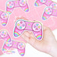 Gamer Girl Rainbow Controller Sticker