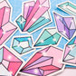 Blue Crystal Magical Sticker Pack