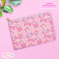 Cute Retro Gamer Girl Pink Accessory Pouch