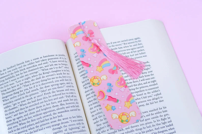 Kawaii Magical Girl Aesthetic Bookmark