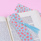 Blue Strawberry Aesthetic Bookmark