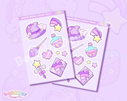 Magical Witch Sticker Sheet